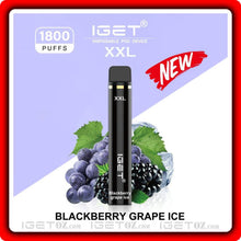 Load image into Gallery viewer, iGet XXL Disposable Vape Pod (1800 Puffs) | The Original e-Cigarette - iGetOz
