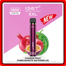 Load image into Gallery viewer, iGet XXL Disposable Vape Pod (1800 Puffs) | The Original e-Cigarette - iGetOz
