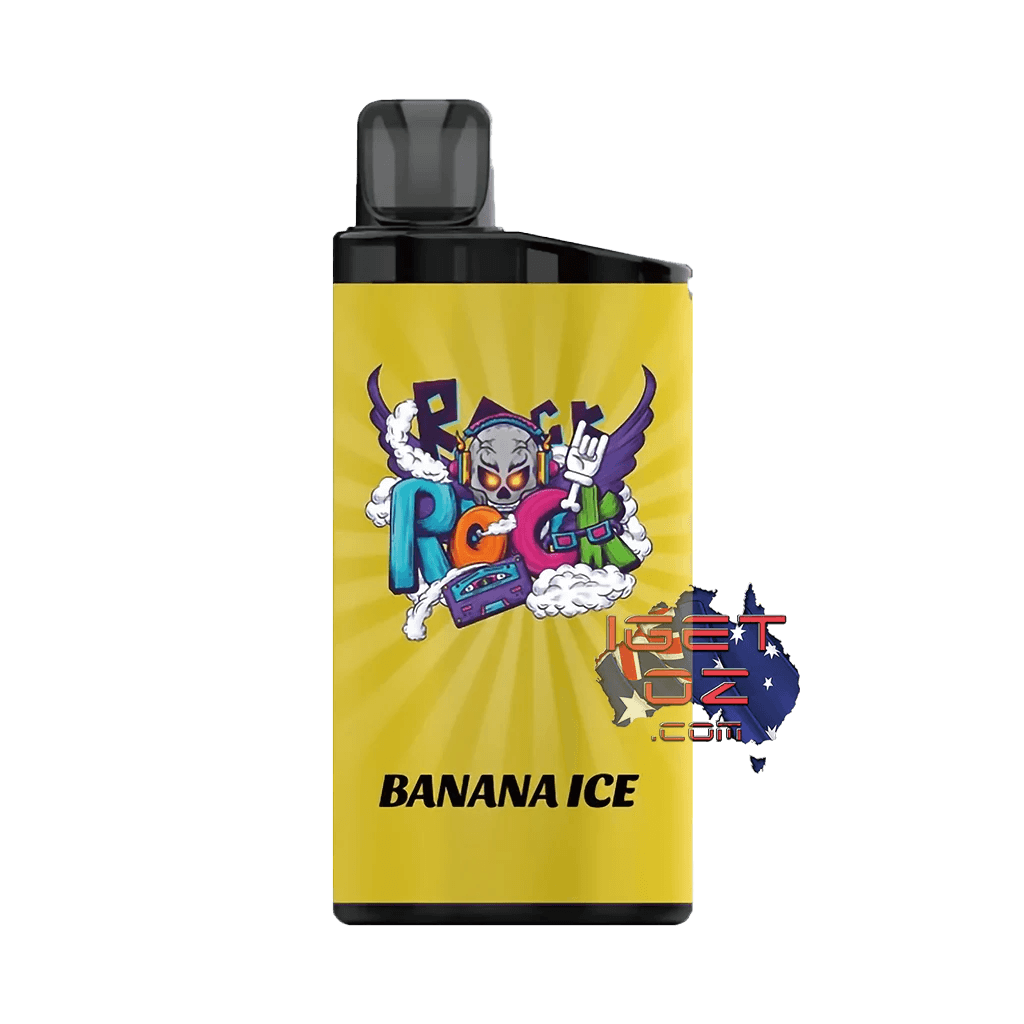 Refreshing banana with icy allure, a delightful and invigorating flavour combination.